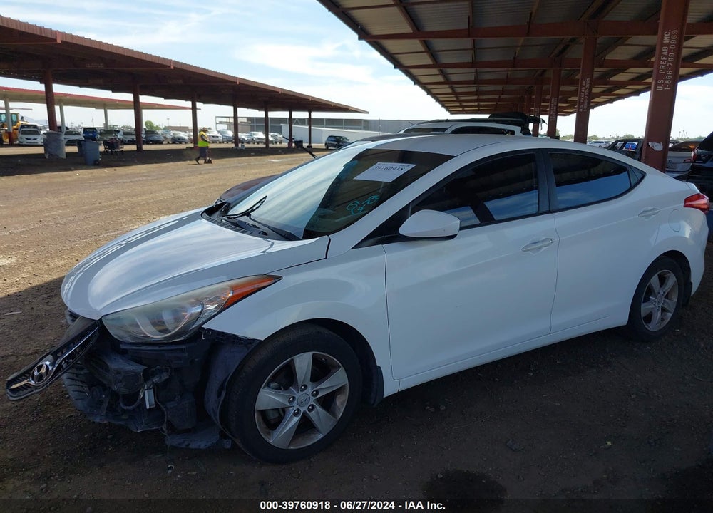 2013 HYUNDAI ELANTRA GLS VIN: 5NPDH4AEXDH170578