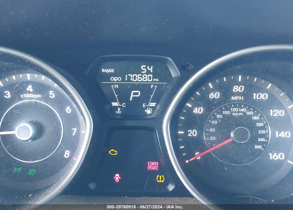 2013 HYUNDAI ELANTRA GLS VIN: 5NPDH4AEXDH170578