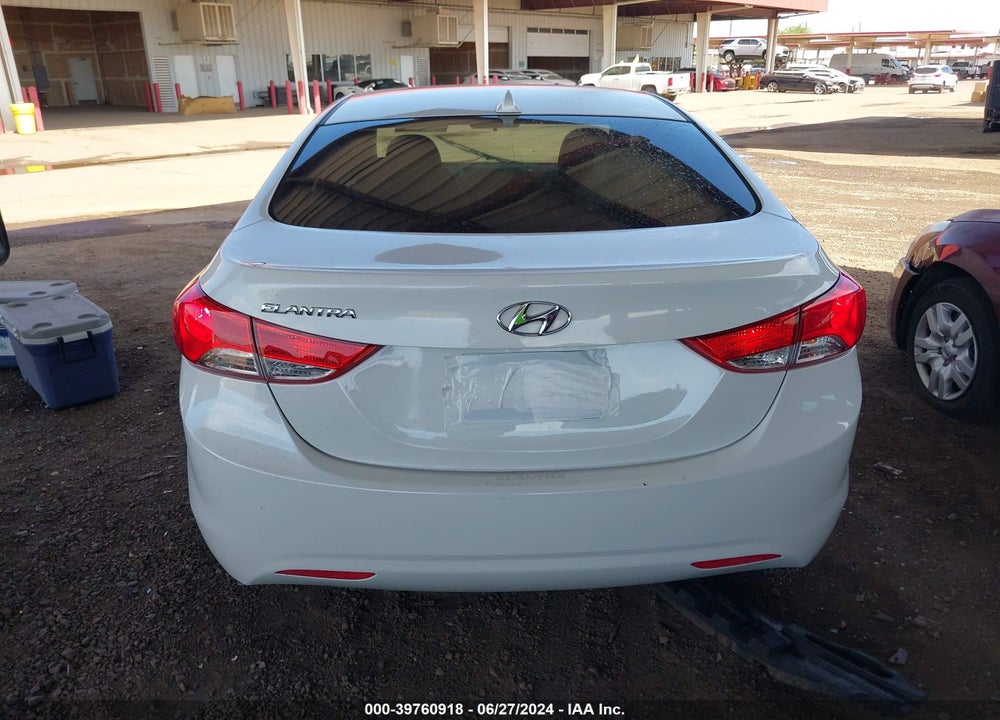 2013 HYUNDAI ELANTRA GLS VIN: 5NPDH4AEXDH170578