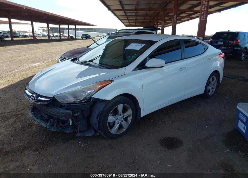 2013 HYUNDAI ELANTRA GLS VIN: 5NPDH4AEXDH170578