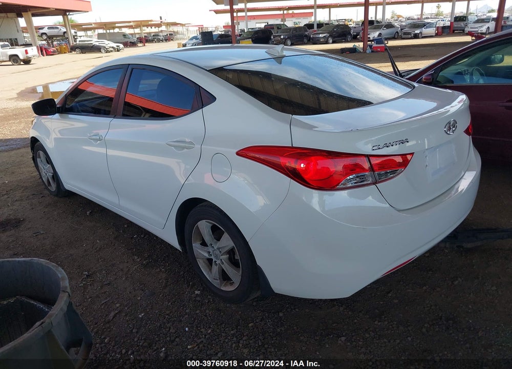 2013 HYUNDAI ELANTRA GLS VIN: 5NPDH4AEXDH170578