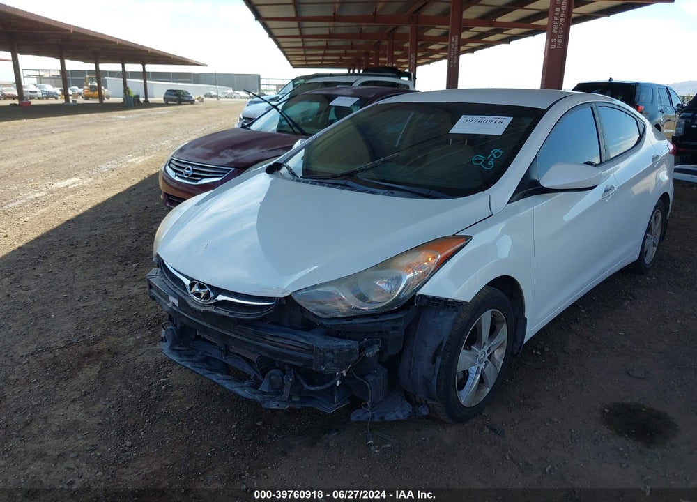 2013 HYUNDAI ELANTRA GLS VIN: 5NPDH4AEXDH170578