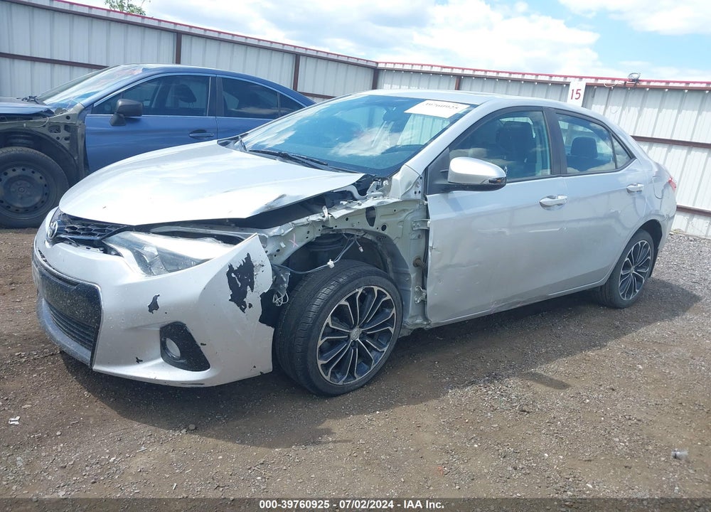 2015 TOYOTA COROLLA S PREMIUM VIN: 2T1BURHE2FC335177