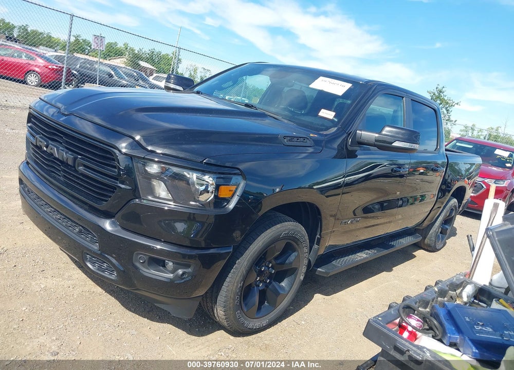 2019 RAM 1500 BIG HORN/LONE STAR 4X4 5'7 BOX VIN: 1C6RRFFG3KN911604
