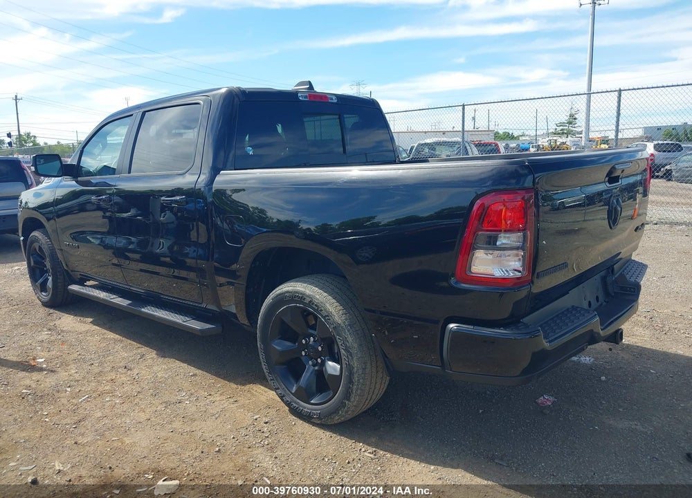 2019 RAM 1500 BIG HORN/LONE STAR 4X4 5'7 BOX VIN: 1C6RRFFG3KN911604