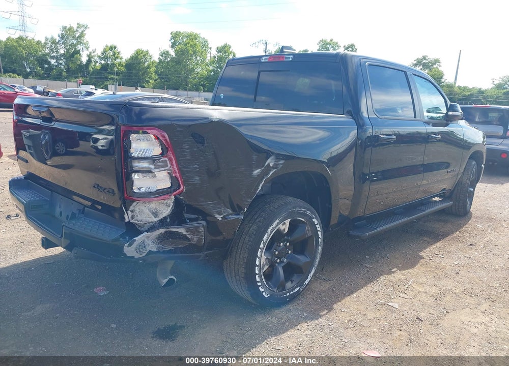 2019 RAM 1500 BIG HORN/LONE STAR 4X4 5'7 BOX VIN: 1C6RRFFG3KN911604