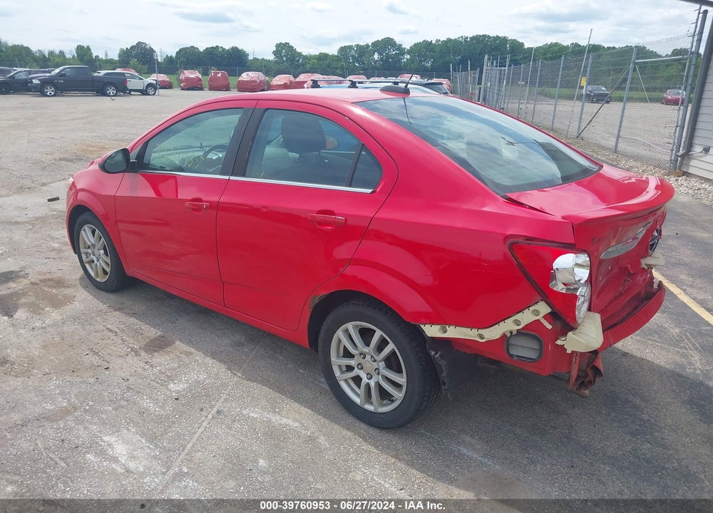 2015 CHEVROLET SONIC LT AUTO VIN: 1G1JC5SH1F4201718