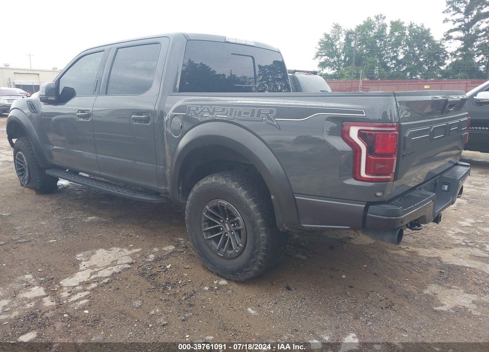 2020 FORD F-150 RAPTOR VIN: 1FTFW1RG5LFB33613