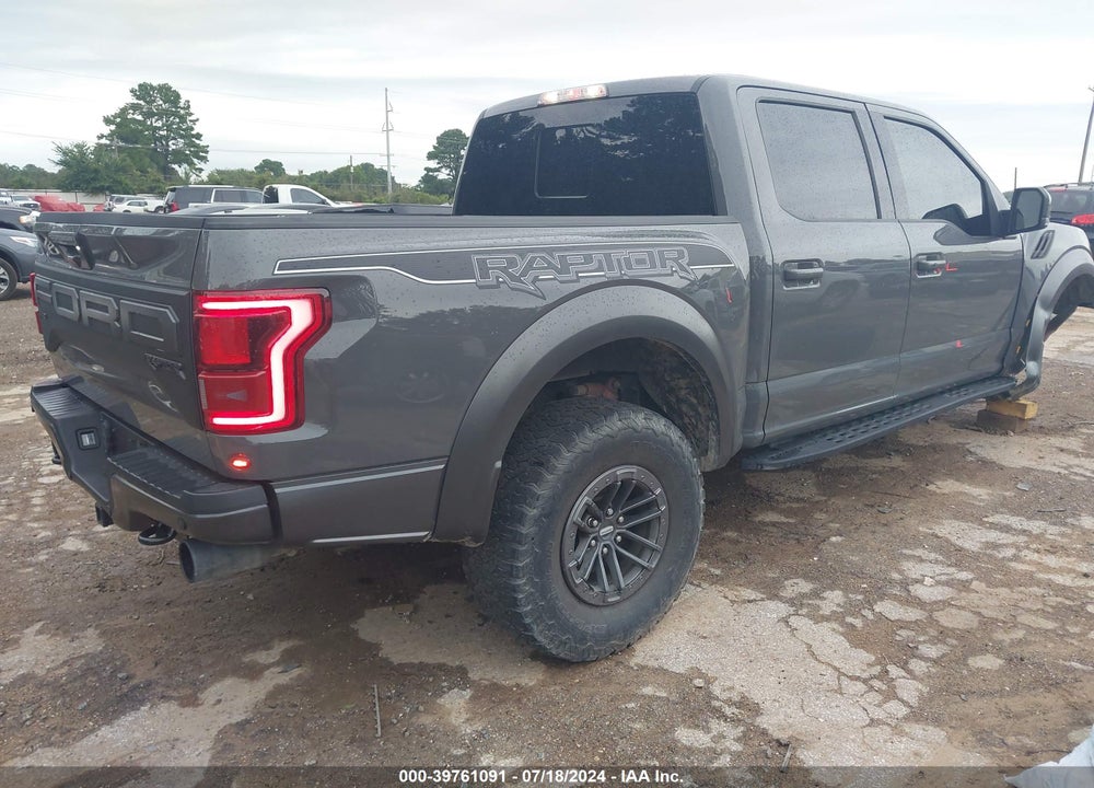 2020 FORD F-150 RAPTOR VIN: 1FTFW1RG5LFB33613
