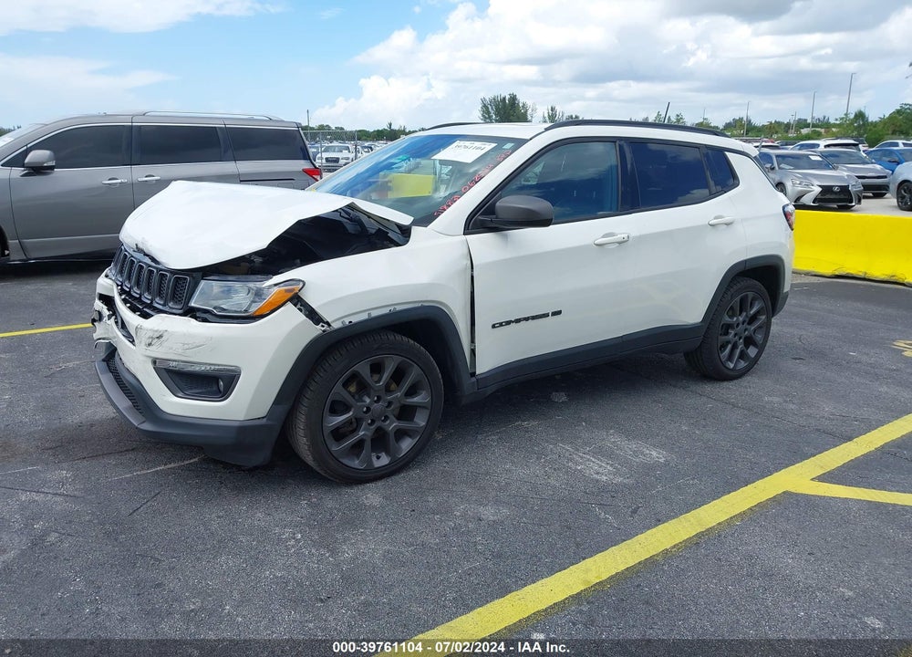 2021 JEEP COMPASS 80TH ANNIVERSARY FWD VIN: 3C4NJCEB2MT518831