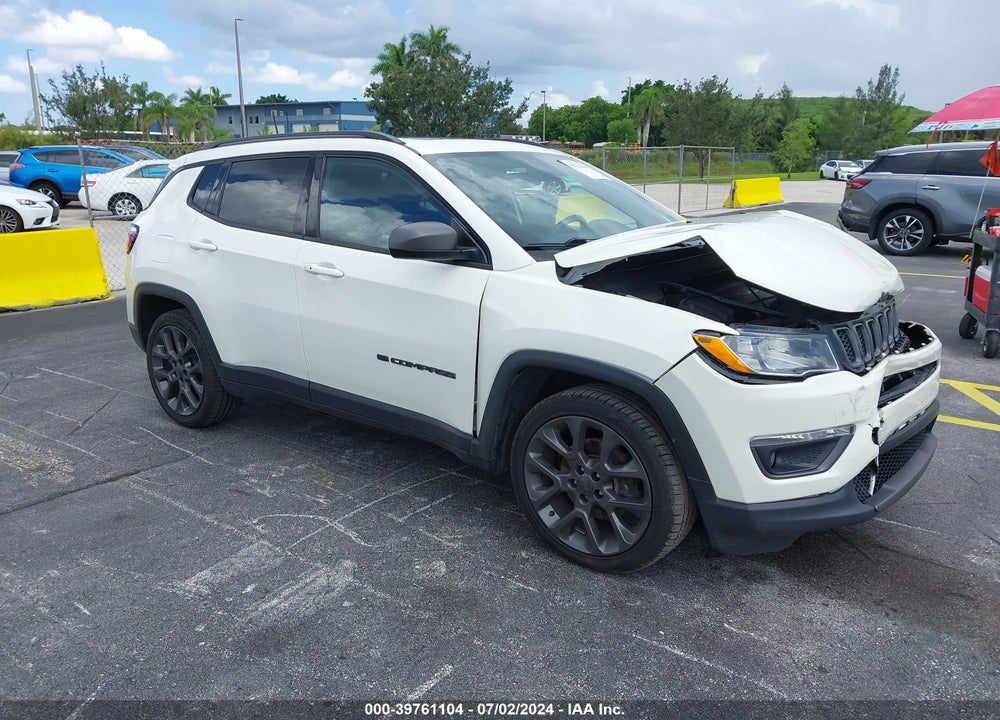 2021 JEEP COMPASS 80TH ANNIVERSARY FWD VIN: 3C4NJCEB2MT518831
