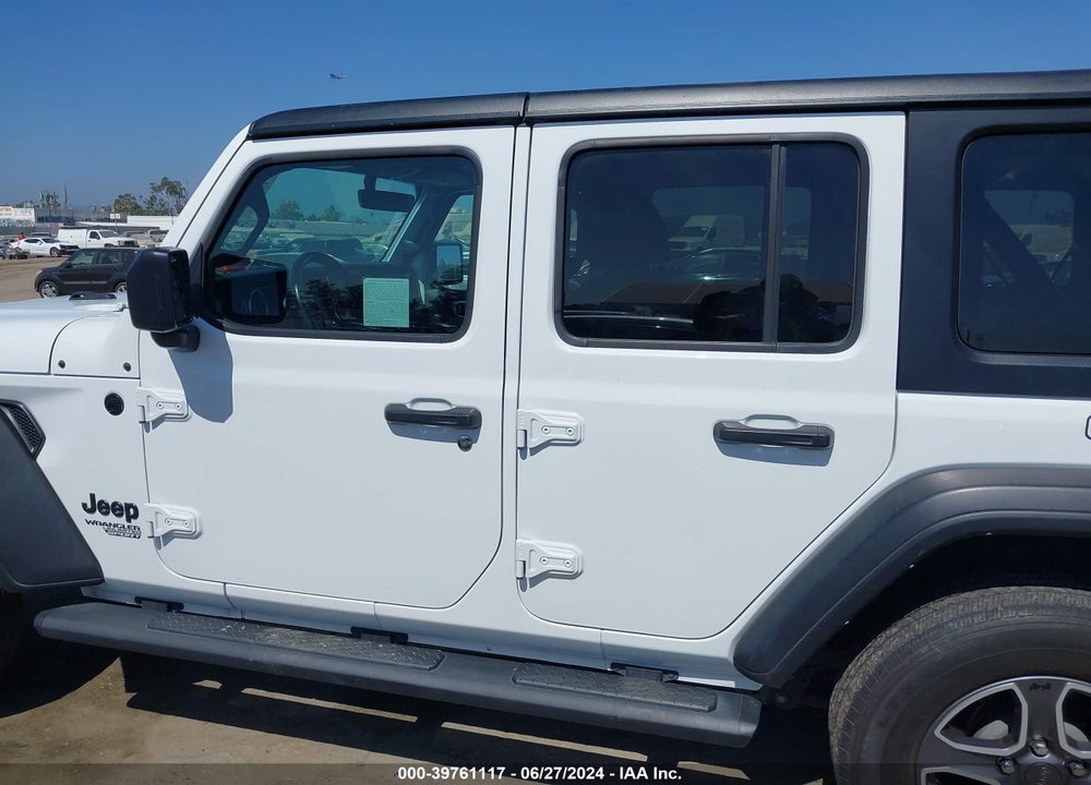 2021 JEEP WRANGLER UNLIMITED SPORT S 4X4 VIN: 1C4HJXDG9MW827255