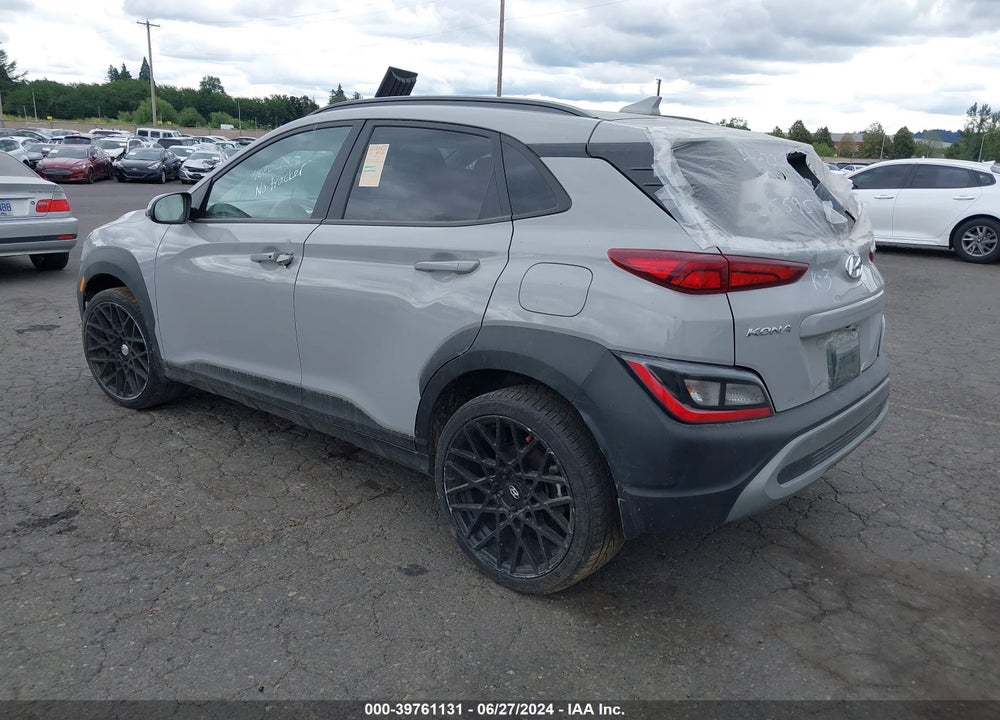 2022 HYUNDAI KONA SEL VIN: KM8K6CAB9NU868454
