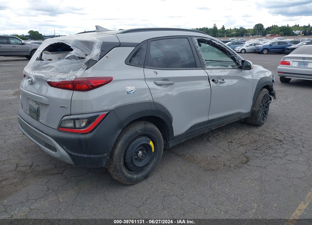 2022 HYUNDAI KONA SEL VIN: KM8K6CAB9NU868454
