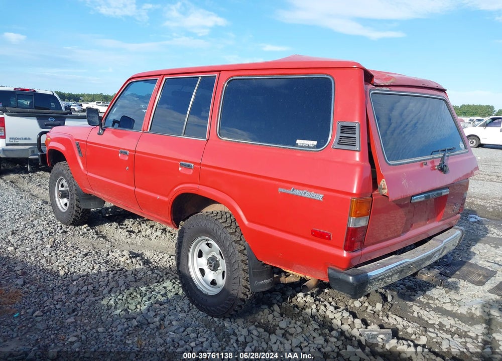 1987 TOYOTA LAND CRUISER FJ60 VIN: JT3FJ60G4H1135788