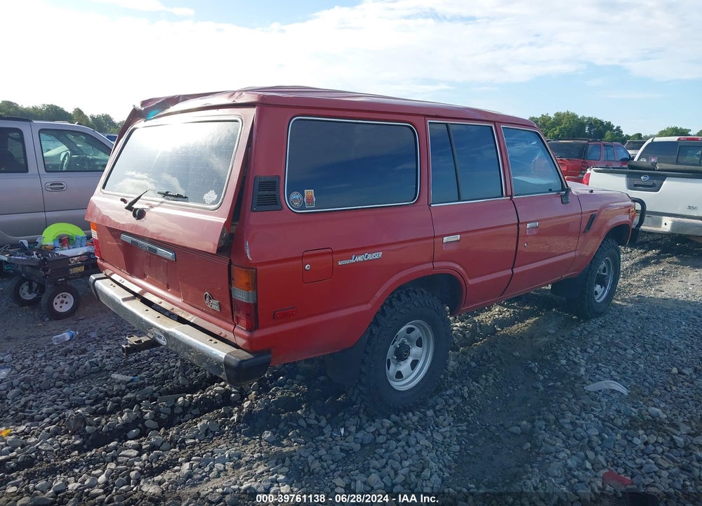 1987 TOYOTA LAND CRUISER FJ60 VIN: JT3FJ60G4H1135788