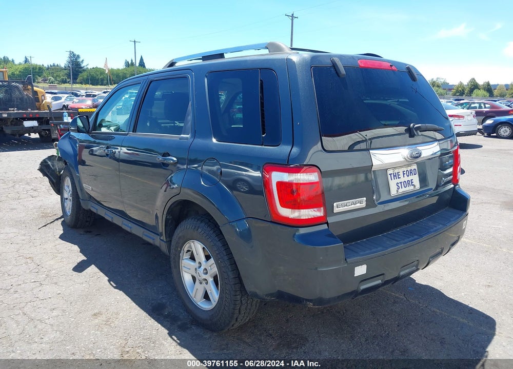 2008 FORD ESCAPE HYBRID VIN: 1FMCU59H38KB06669