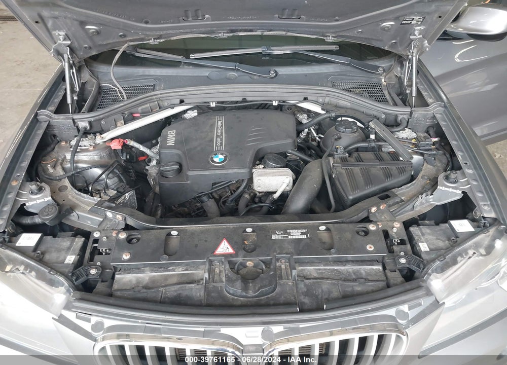 2013 BMW X3 XDRIVE28I VIN: 5UXWX9C51D0A22727
