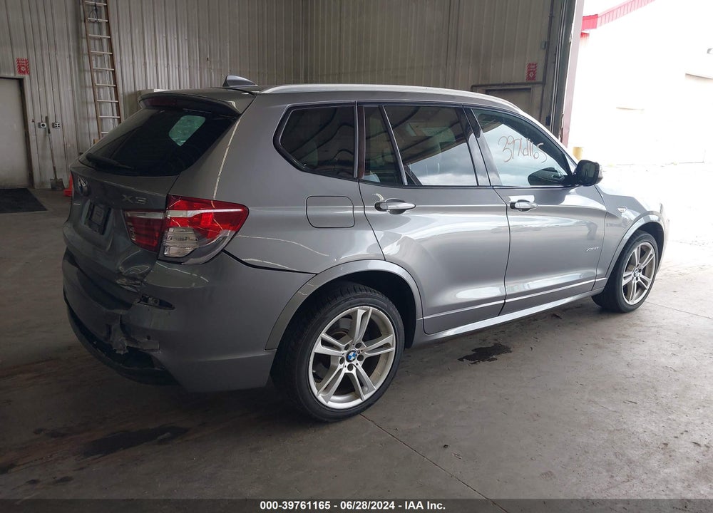 2013 BMW X3 XDRIVE28I VIN: 5UXWX9C51D0A22727