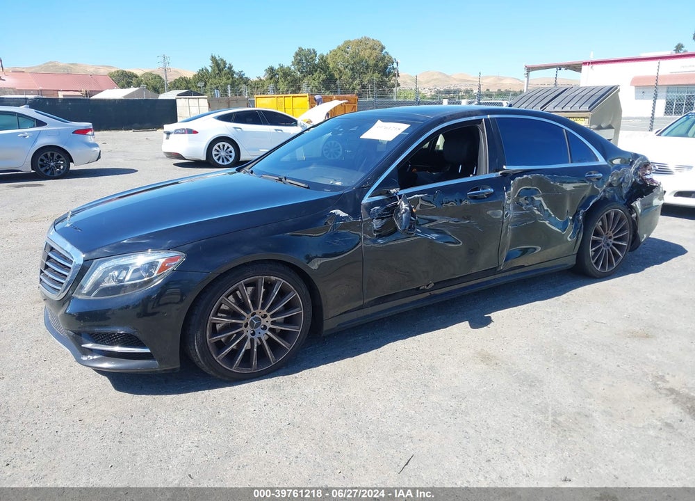 2015 MERCEDES-BENZ S 550 VIN: WDDUG8CB4FA174803
