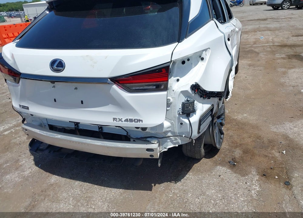 2021 LEXUS RX 450H F SPORT HANDLING VIN: 2T2YGMDA7MC064195