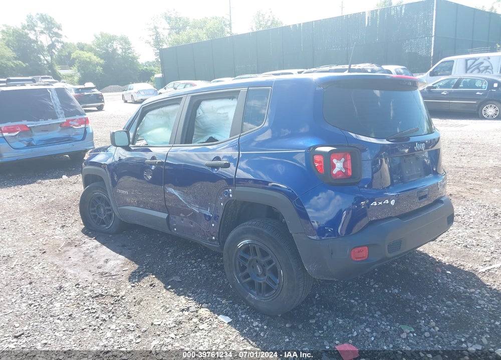 2019 JEEP RENEGADE SPORT 4X4 VIN: ZACNJBAB3KPK61924