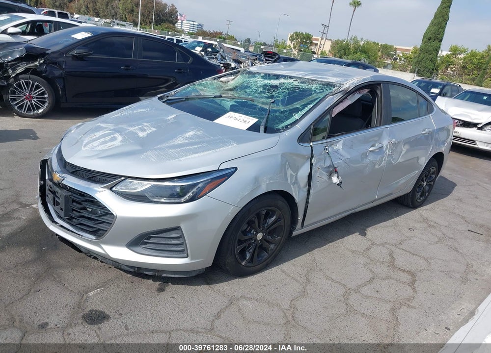 2019 CHEVROLET CRUZE LT VIN: 1G1BE5SM4K7115680