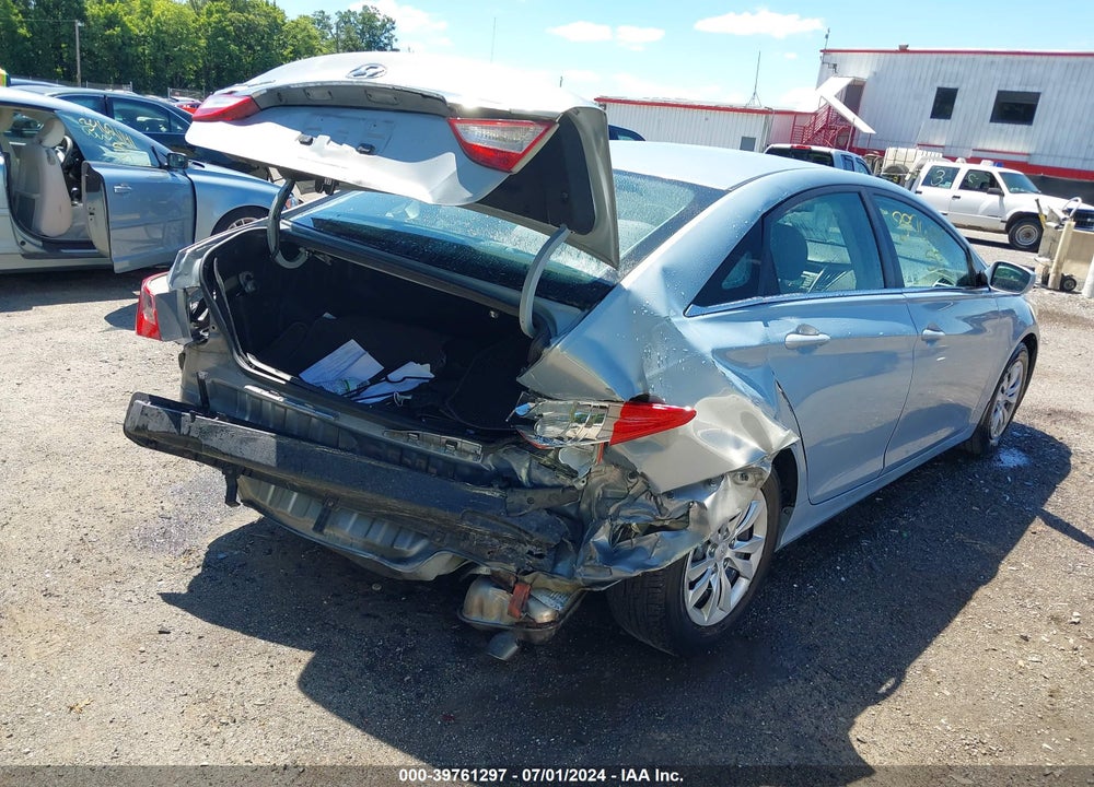 2012 HYUNDAI SONATA GLS VIN: 5NPEB4ACXCH337122