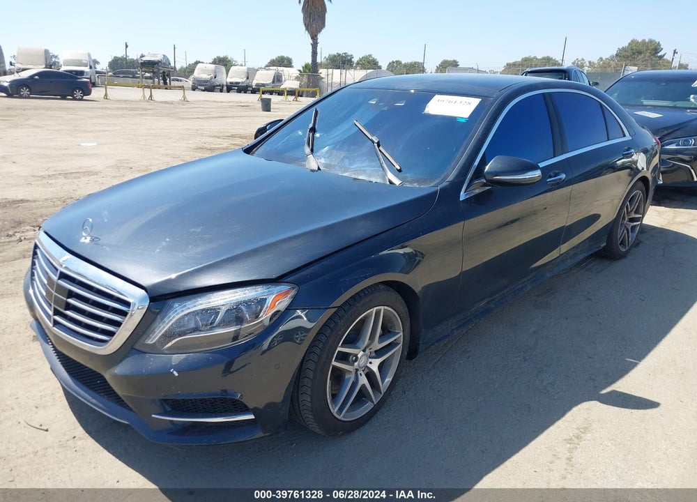 2014 MERCEDES-BENZ S 550 VIN: WDDUG8CB6EA007275
