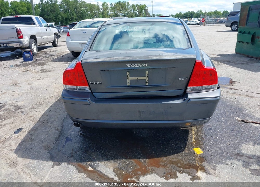 2007 VOLVO S60 2.5T VIN: YV1RS592172645753