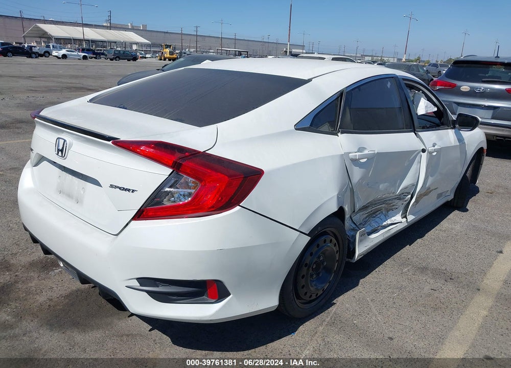 2020 HONDA CIVIC SPORT VIN: 2HGFC2F86LH537631