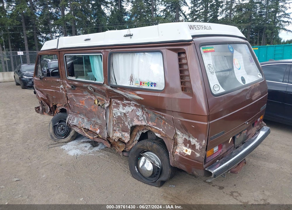 1980 VOLKSWAGON VANAGON VIN: 25A0009264