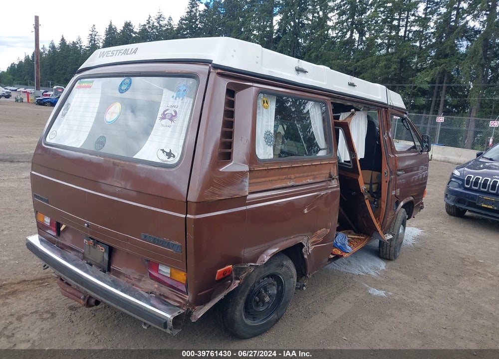 1980 VOLKSWAGON VANAGON VIN: 25A0009264