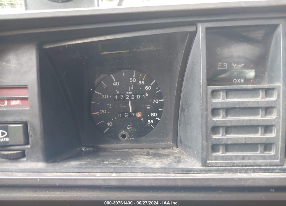 1980 VOLKSWAGON VANAGON VIN: 25A0009264