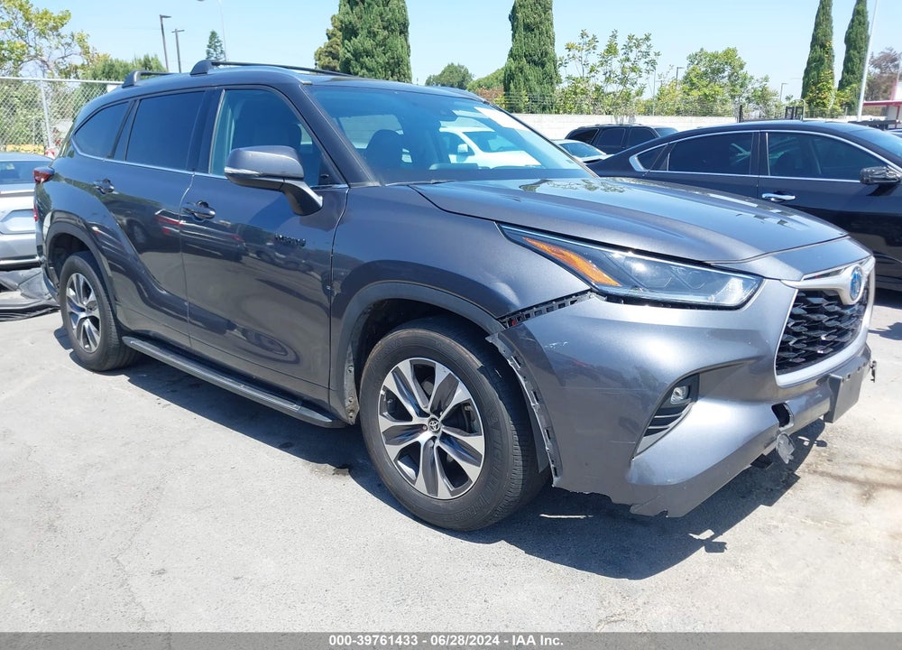 2021 TOYOTA HIGHLANDER HYBRID XLE VIN: 5TDHARAH3MS011764
