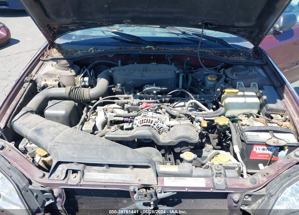 2000 SUBARU LEGACY L VIN: 4S3BH6355Y7309705