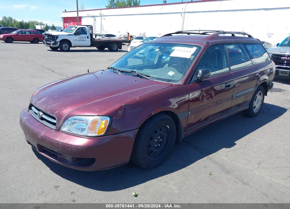 2000 SUBARU LEGACY L VIN: 4S3BH6355Y7309705