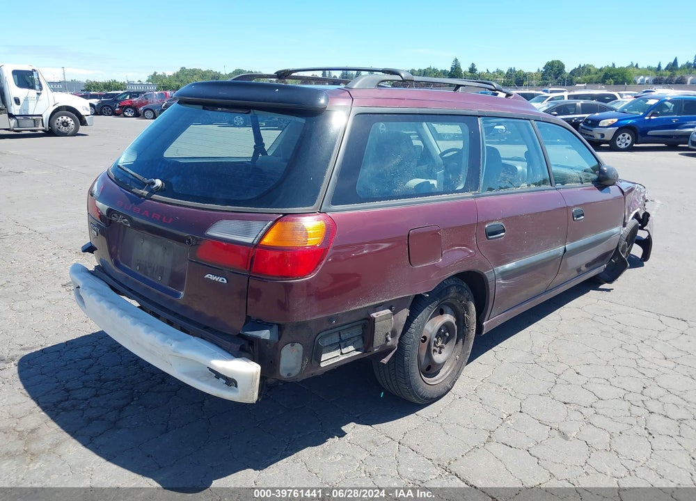 2000 SUBARU LEGACY L VIN: 4S3BH6355Y7309705