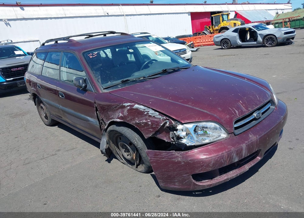 2000 SUBARU LEGACY L VIN: 4S3BH6355Y7309705
