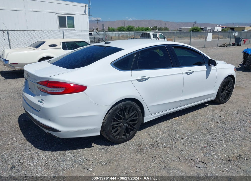 2018 FORD FUSION SE VIN: 3FA6P0HD4JR186954