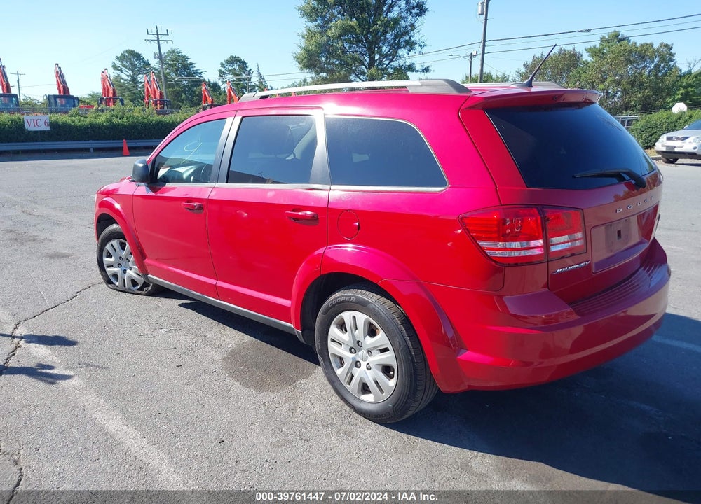 2017 DODGE JOURNEY SE VIN: 3C4PDCAB5HT607711