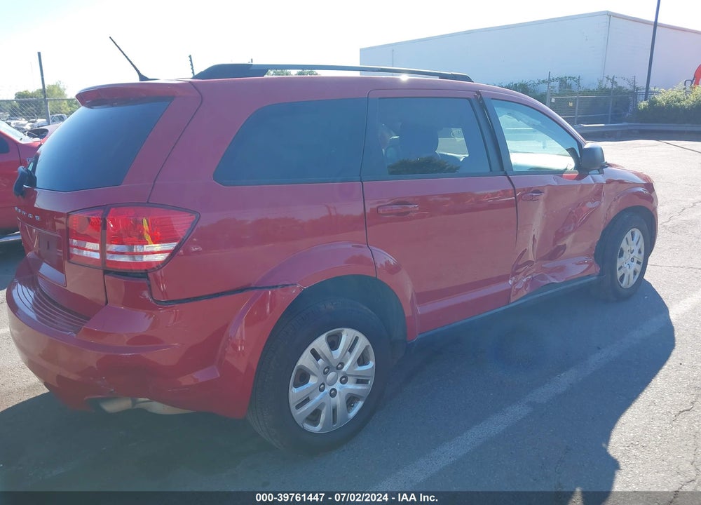 2017 DODGE JOURNEY SE VIN: 3C4PDCAB5HT607711
