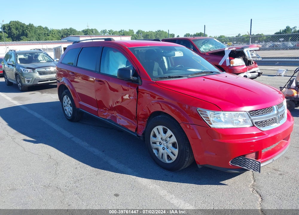 2017 DODGE JOURNEY SE VIN: 3C4PDCAB5HT607711