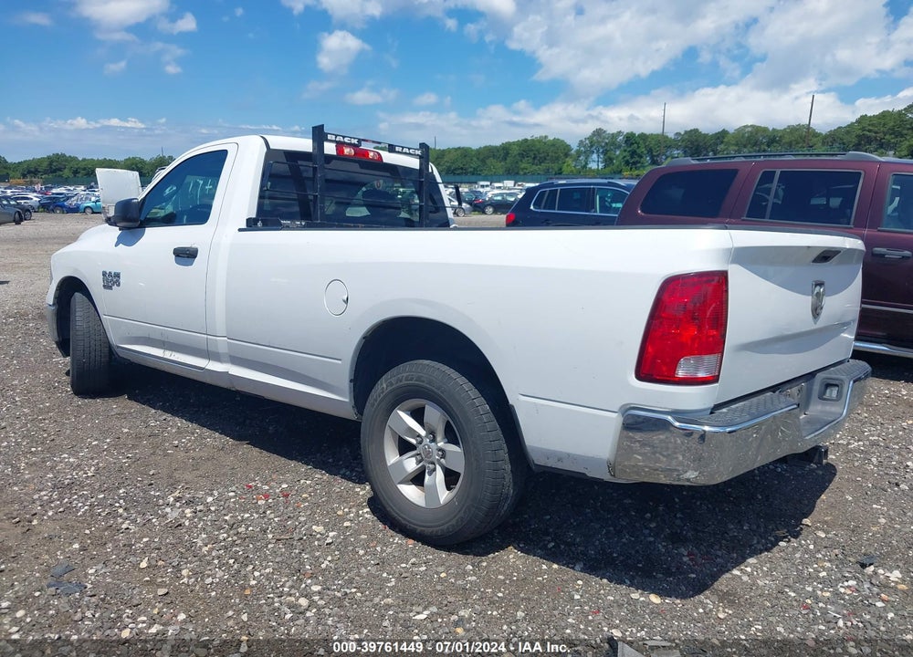 2019 RAM 1500 CLASSIC TRADESMAN REGULAR CAB 4X2 8' BOX VIN: 3C6JR6DG1KG612167