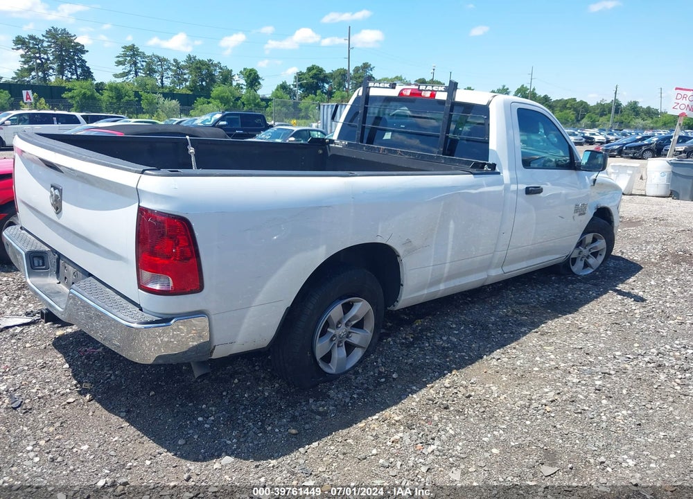 2019 RAM 1500 CLASSIC TRADESMAN REGULAR CAB 4X2 8' BOX VIN: 3C6JR6DG1KG612167