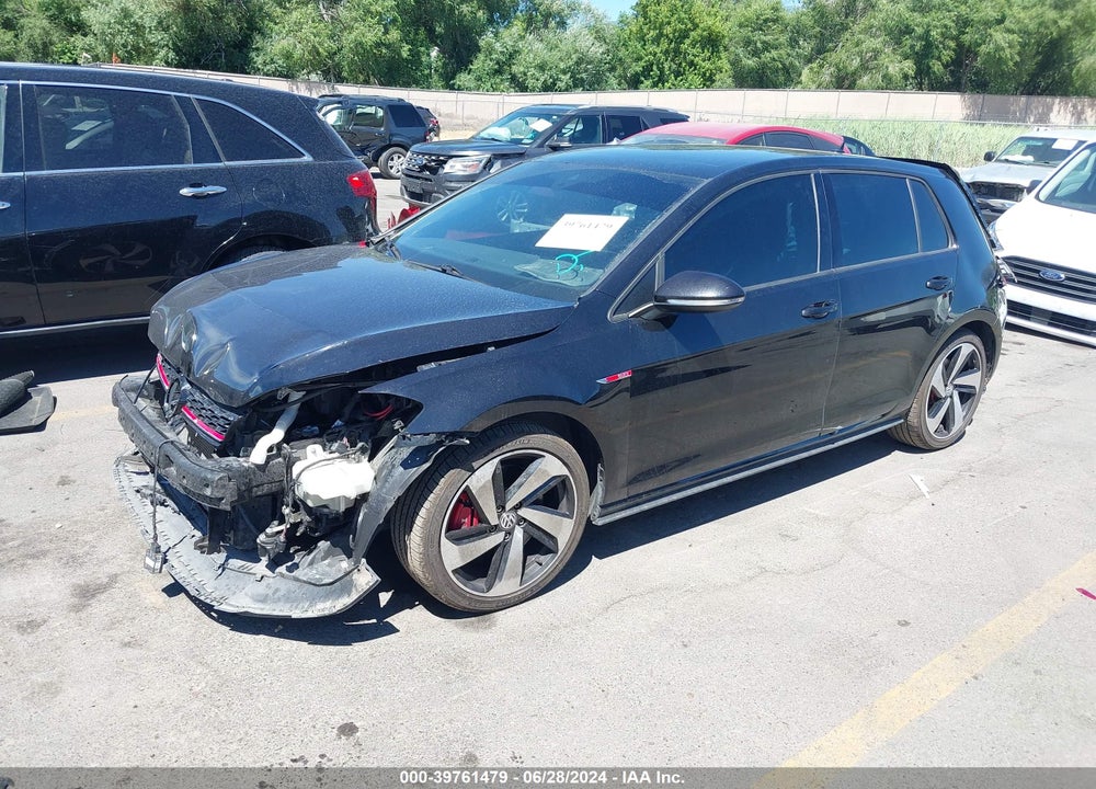 2019 VOLKSWAGEN GOLF GTI 2.0T AUTOBAHN/2.0T RABBIT EDITION/2.0T S/2.0T SE VIN: 3VW5T7AU0KM033729