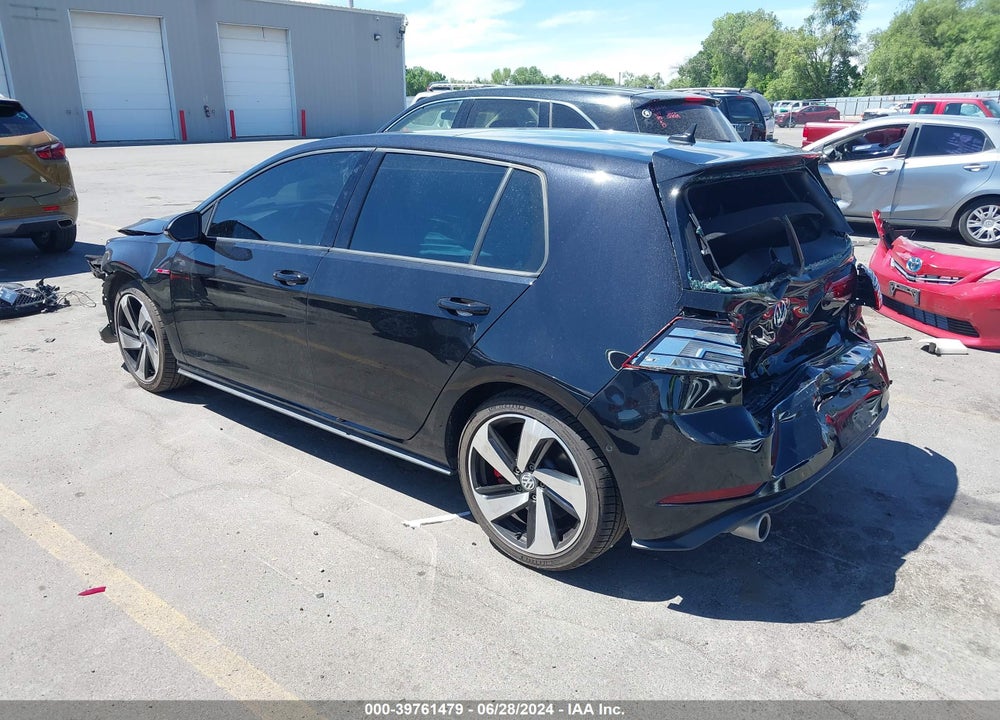 2019 VOLKSWAGEN GOLF GTI 2.0T AUTOBAHN/2.0T RABBIT EDITION/2.0T S/2.0T SE VIN: 3VW5T7AU0KM033729
