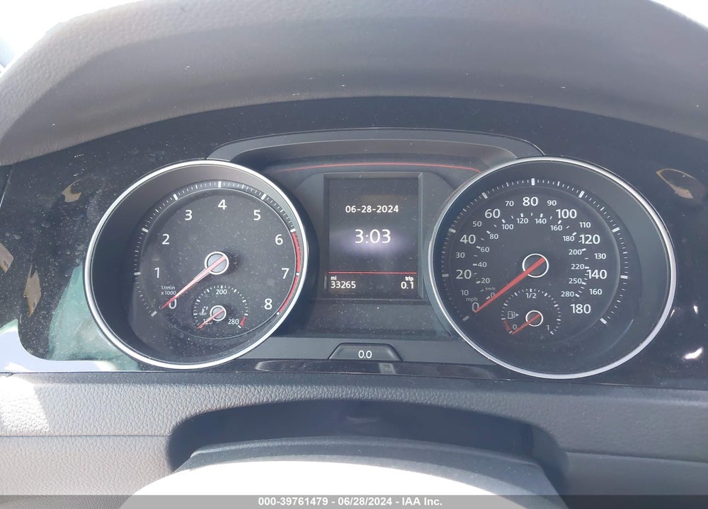 2019 VOLKSWAGEN GOLF GTI 2.0T AUTOBAHN/2.0T RABBIT EDITION/2.0T S/2.0T SE VIN: 3VW5T7AU0KM033729