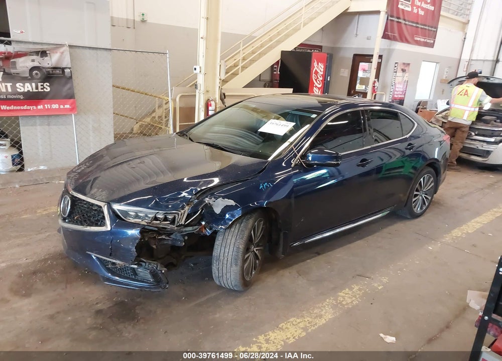 2018 ACURA TLX ADVANCE PKG VIN: 19UUB2F76JA000402