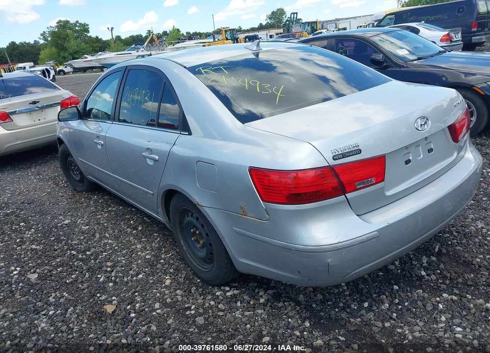 2009 HYUNDAI SONATA GLS VIN: 5NPET46CX9H528523